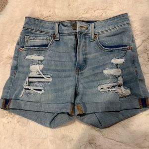 Aero high rise midi shorts